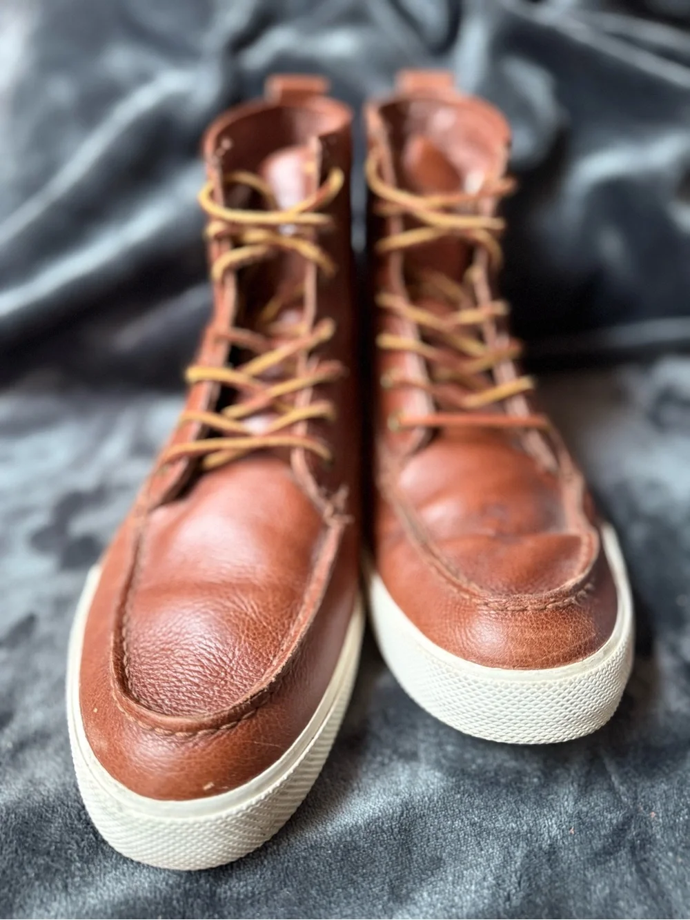 Polo by Ralph Lauren Men’s Chestnut Leather Chukka Boots